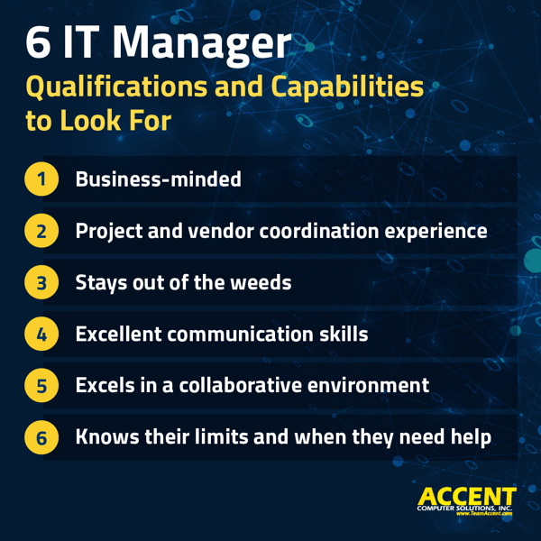 6 it manager qualifications capabilities