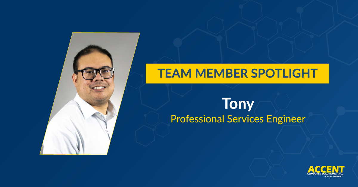 Weaving Two Worlds Together – A Spotlight on Tony | Accent Computer Solutions